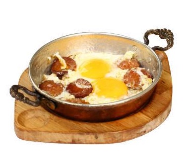 Sahanda Sucuklu Yumurta