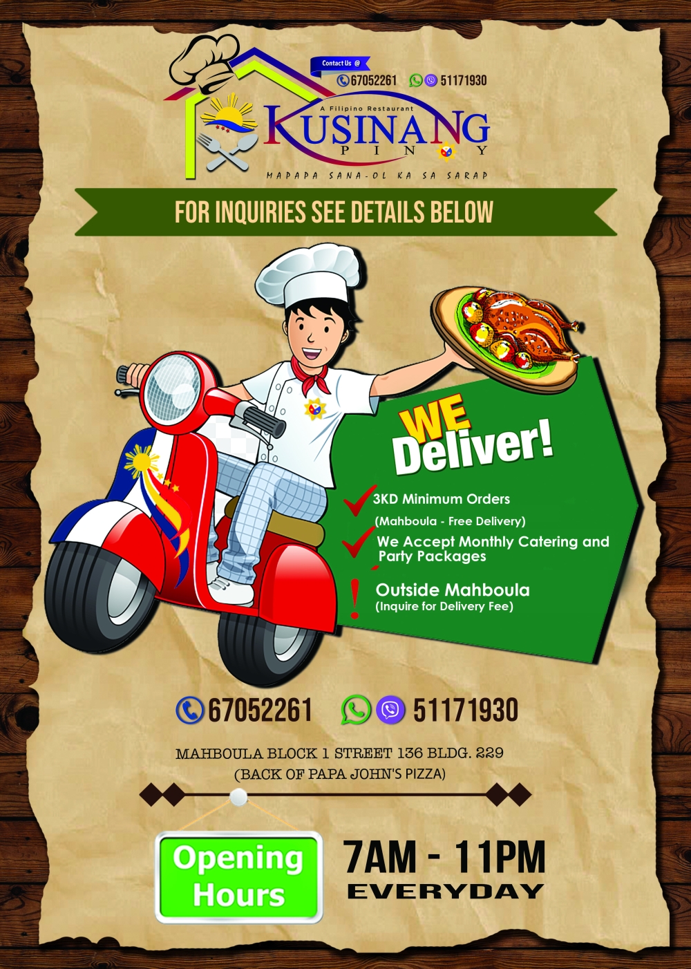 We Deliver