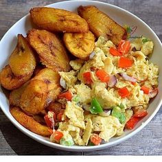 PLANTAIN AND EGG SAUCE