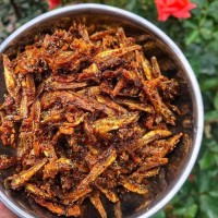 Small Dried fish pickle/सिद्रा माछा अचार