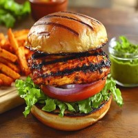CHICKEN TANDOORI BURGER
