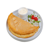 Ірімшік қосылған омлет / Омлет с сыром / Cheese omelet