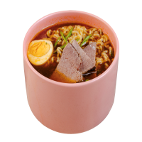 Сиыр еті қосылған Рамен / Рамен с говядиной и сыром тофу / Ramen with beef and tofu