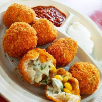 Corn Cheese Fry Momo 4pc