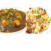 Veg Malaysian Rice with Gravy