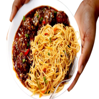 Veg Manchurian Noodles with gravy