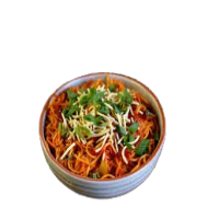 Veg Triple Schezwan Noodles with Gravy