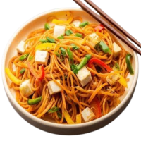 Veg Paneer Noodles with Gravy