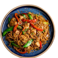 Chicken Chilli Noodles with Gravy