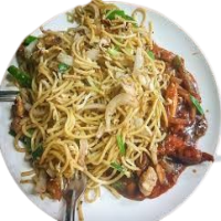 Chicken Sherpa Noodles with Gravy