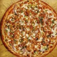 بيتزا دجاج مفروم(وسط)