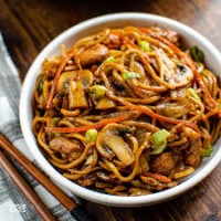 Mushroom Noodles