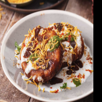 Aloo tikki chat (2pcs)