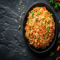 Schezwan Chicken Fried Rice | أرز مقلي بالدجاج سيتشوان