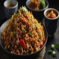 Mix Schezwan Fried Rice | أرز مقلي مشكل سيتشوان