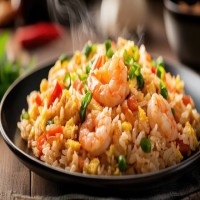 Prawns Fried Rice | أرز مقلي بالروبيان