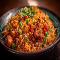 Schezwan Prawns Fried Rice | أرز مقلي بالروبيان سيتشوان