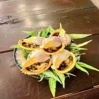 Ốc tỏi nướng tiêu xanh