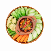 Rau luộc kho quẹt