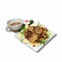 Vú heo nướng sa tế