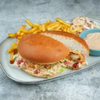 Coleslaw Crispy Chicken Burger