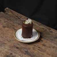 Çikolatalı Tekli Pasta (Adet) - Soslu