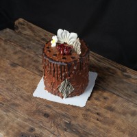 Krokanlı Tekli Pasta (Adet) - Soslu