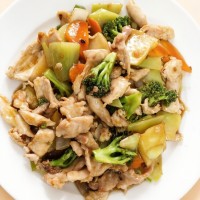 Carne de frango com legumes
