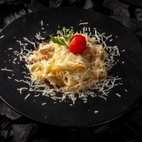 Паста с семгой